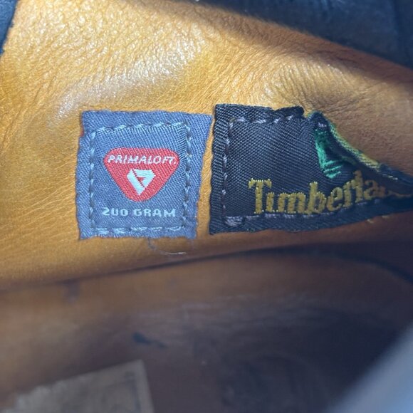 Timberland Womens Premium Black Nubuck 6" Waterproof Boots Sz 7M 8658A Insulated - Picture 16 of 16